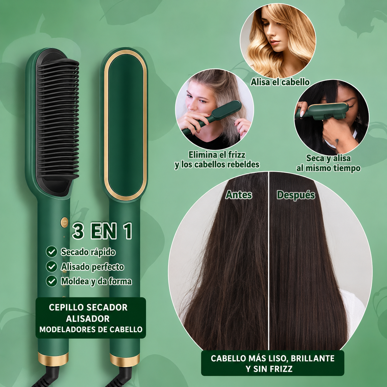 CEPILLO ELECTRICO ANTI FRIZZ