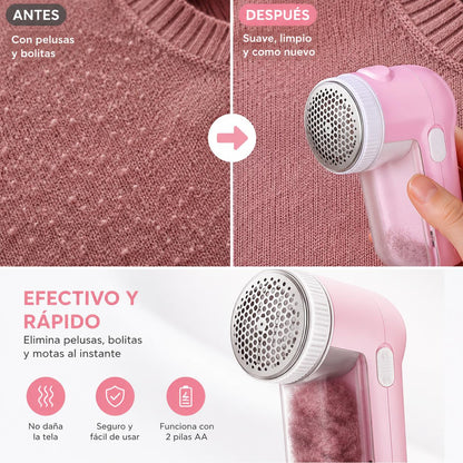 Removedor de Pelusas y pelos + Recarga USB