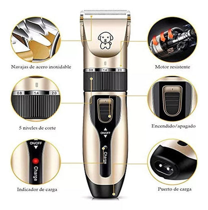Kit Profesional Cortadora Pelo Mascota