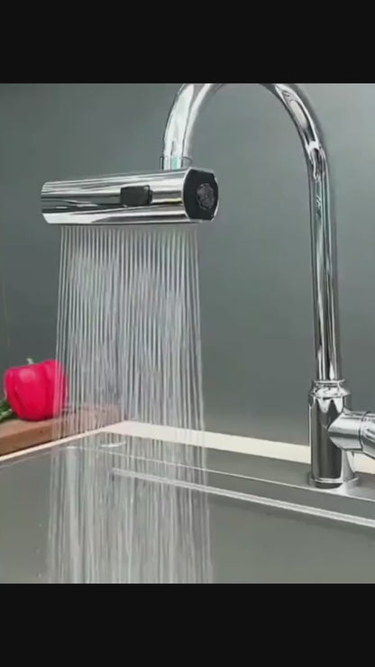 Grifo Cascada de Acero 360 grados
